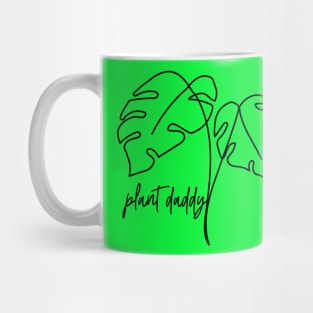 Plant Daddy Black Mug